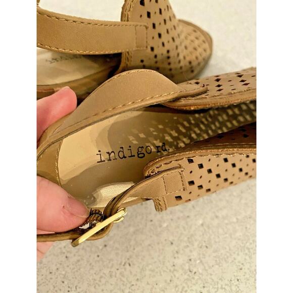 Indigo Rd tan sling backs casual shoes US 6.5M - Picture 6 of 8
